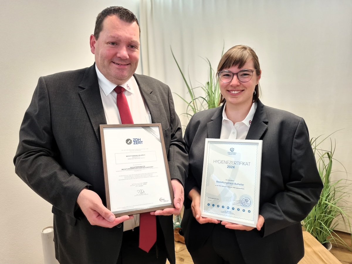 Wenke und Thomas Fischer Bestattungen Bulheller